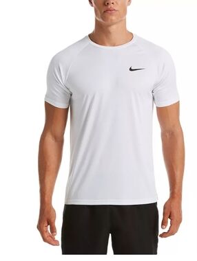 Men's Nike Dri-FIT UPF 40+ Hydroguard Swim T-shirt Size M L XL 2XL White